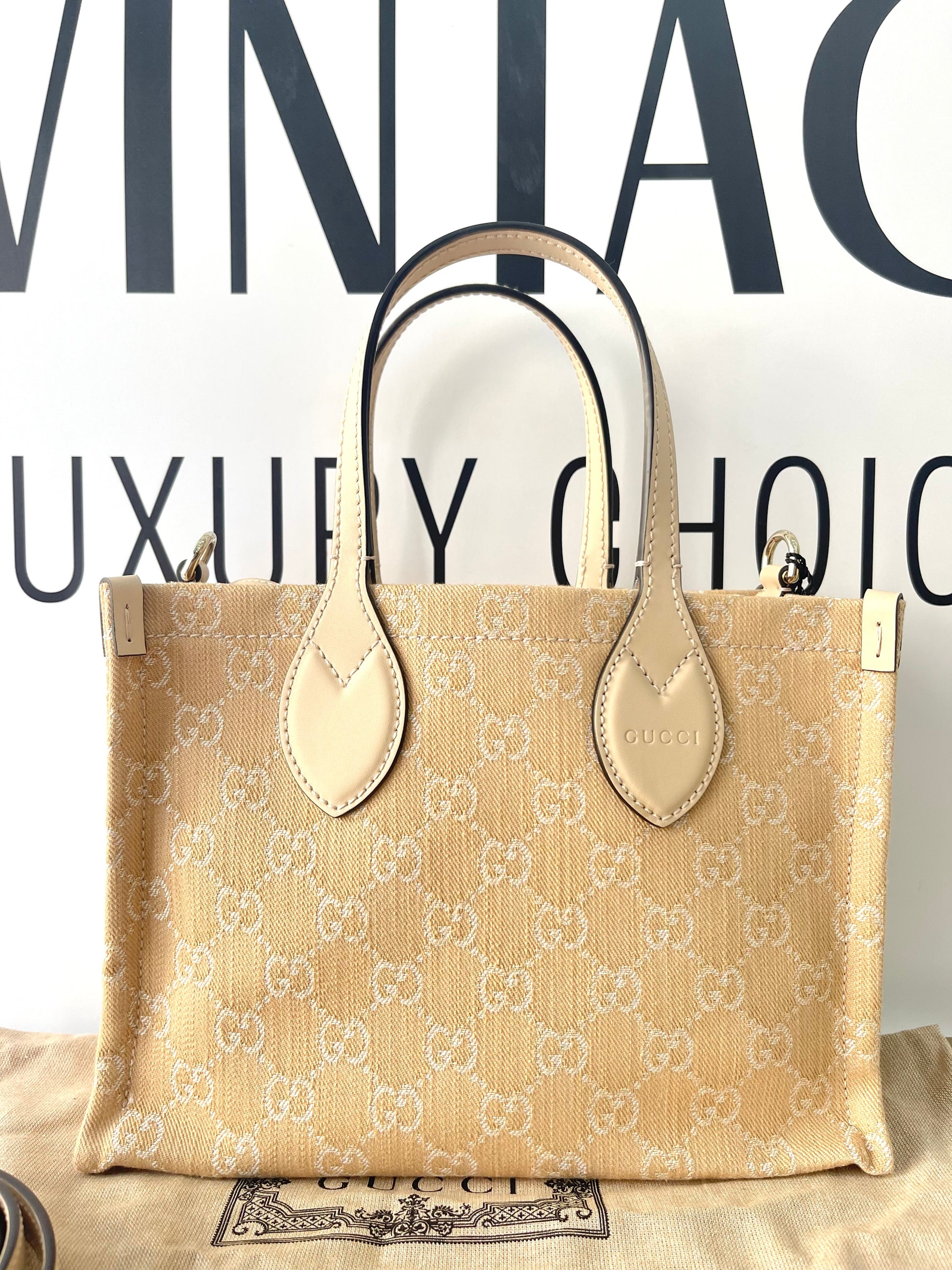 Borsa Shopping Ophidia in denim Gucci