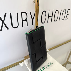 Portafoglio Cassette nero Bottega Veneta