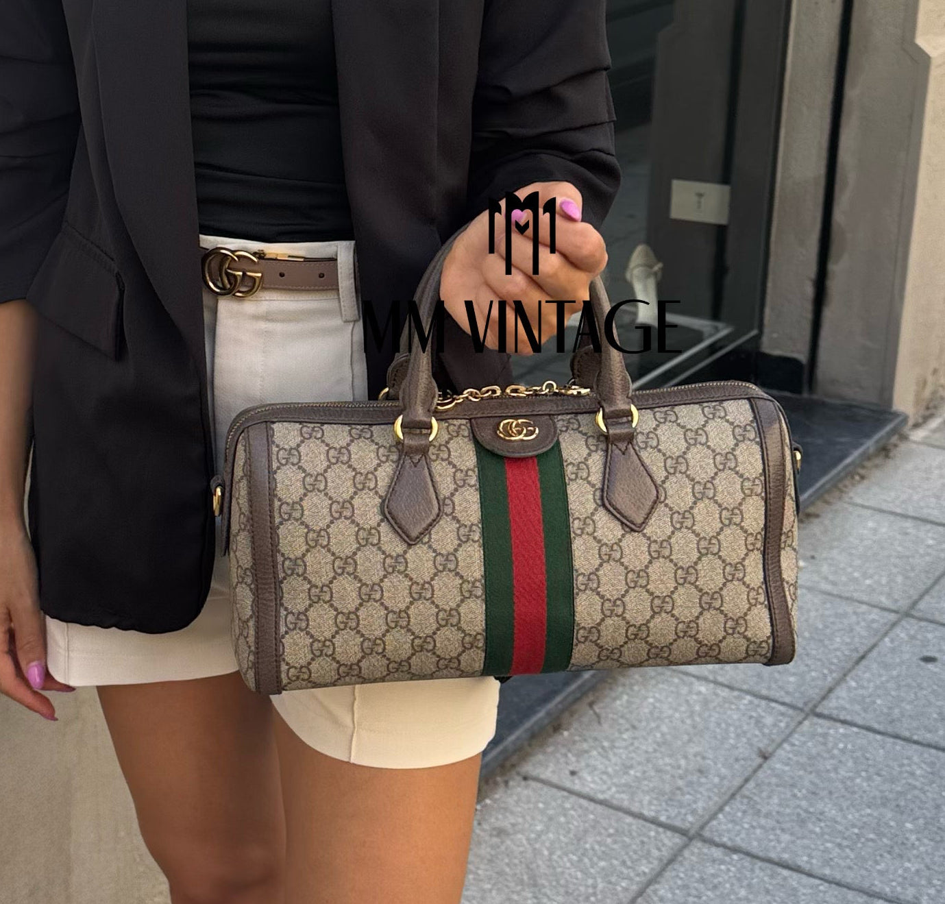 Borsa Bauletto Ophidia GG Supreme Gucci