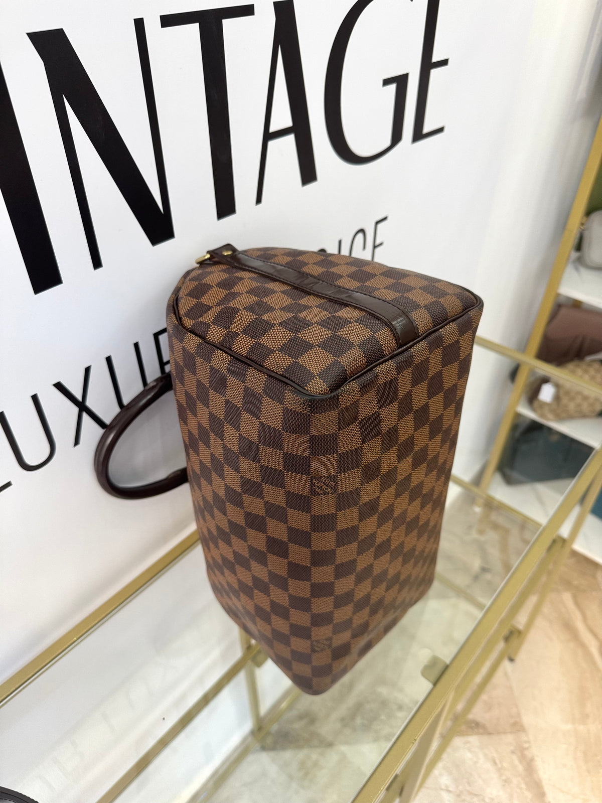 Borsa Speedy Bandoulière 30 Damier Ébène Louis Vuitton
