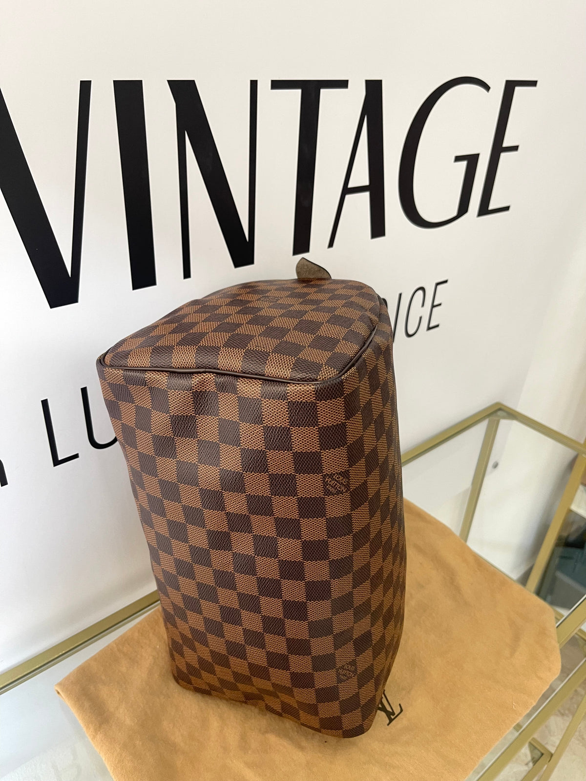 Borsa Speedy 30 Damier Ebène Louis Vuitton