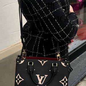 Borsa OnTheGo PM Monogram Empreinte Bicolor Louis Vuitton