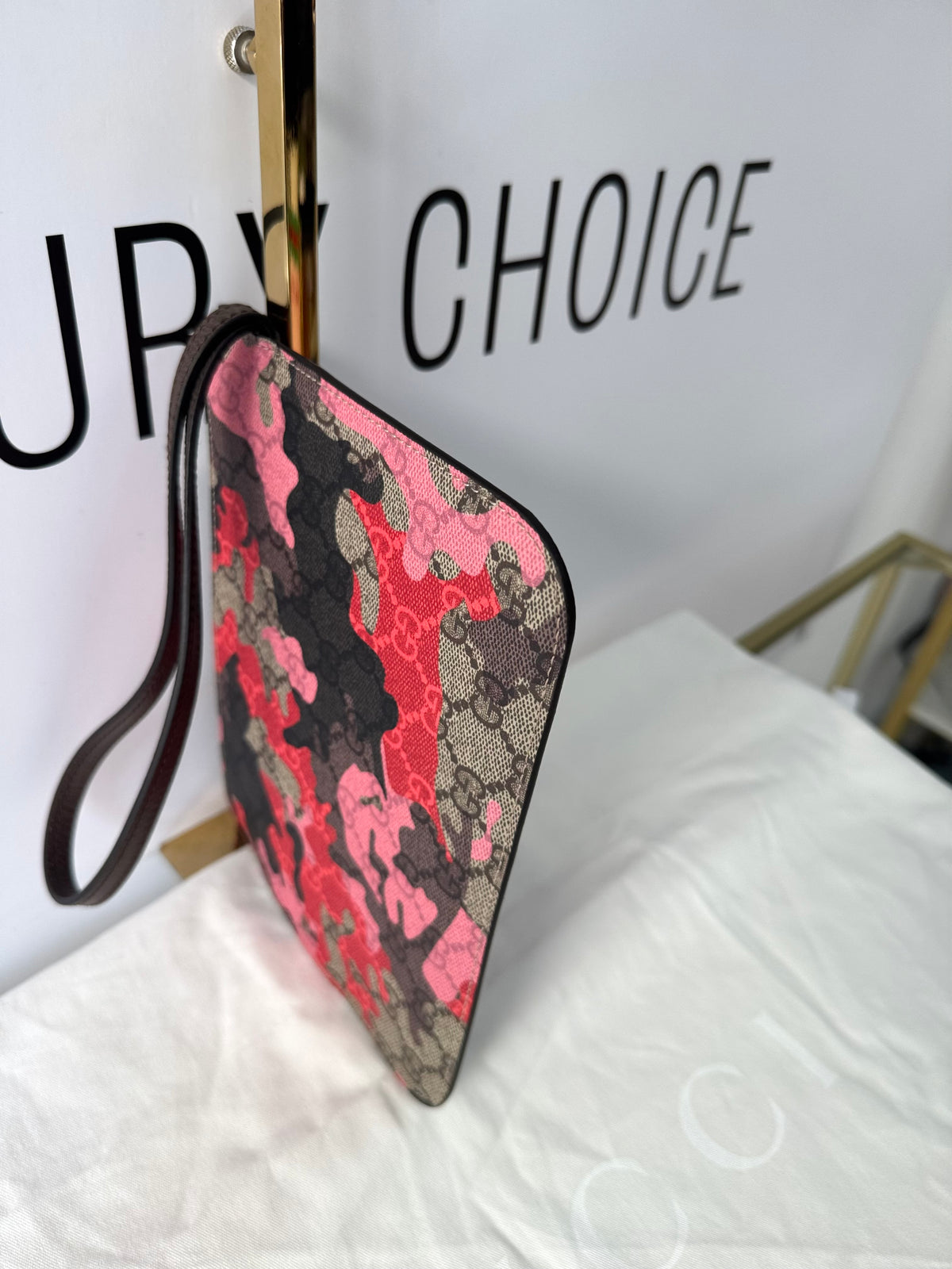 Borsa Shopping Camouflage GG Supreme Gucci