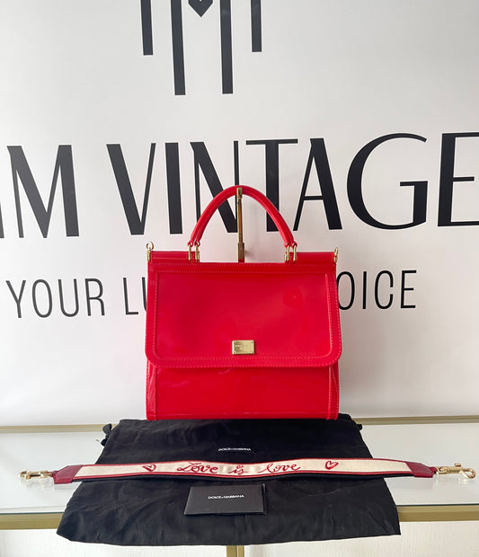 Borsa Sicily rossa Dolce & Gabbana