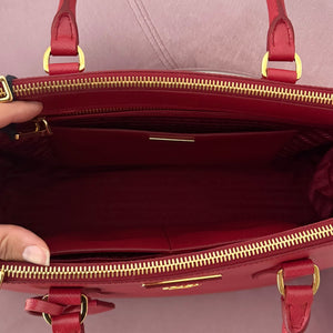 Borsa Galleria Large in Saffiano Prada