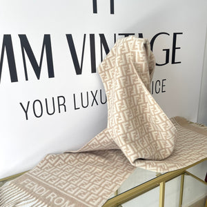 Sciarpa con motivo FF Jacquard Fendi