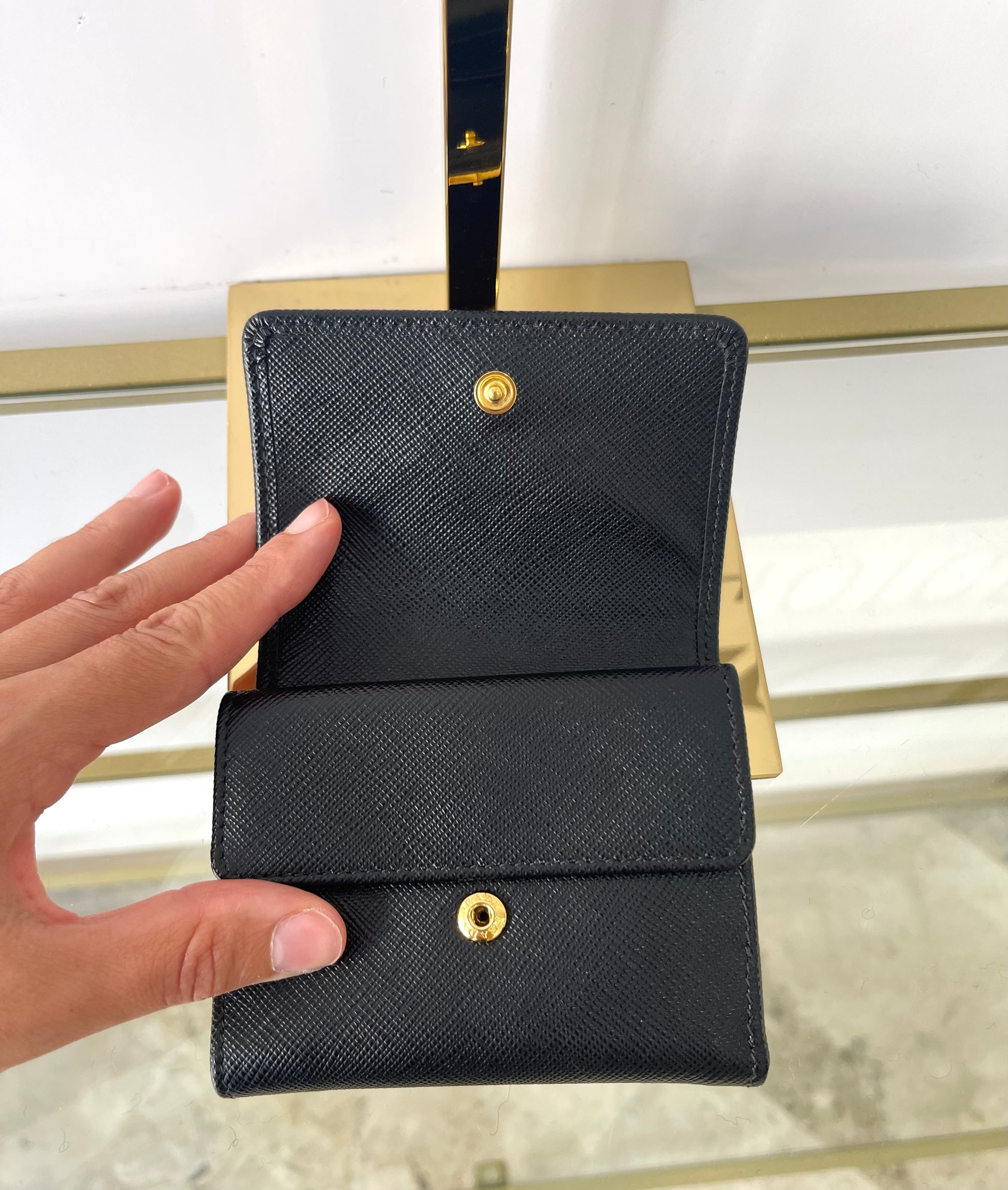 Portafoglio in Saffiano Prada