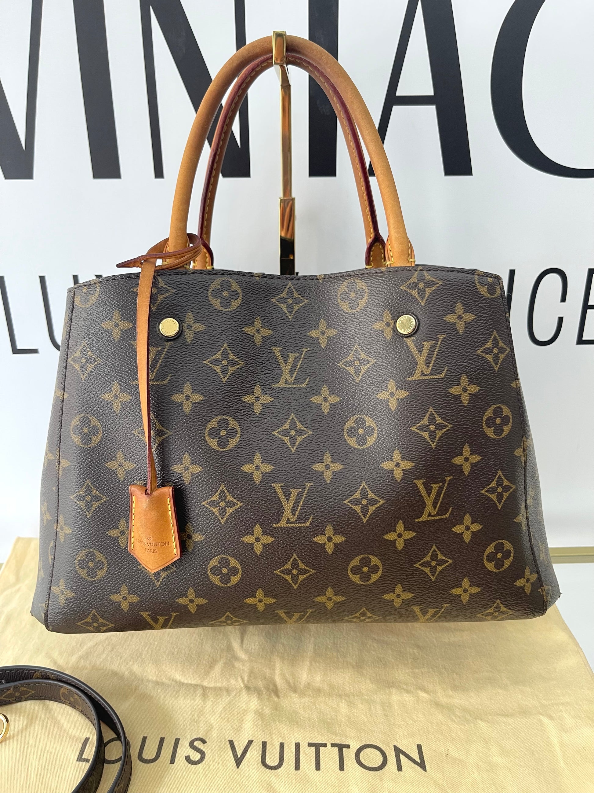 Borsa Montaigne MM Monogram Louis Vuitton