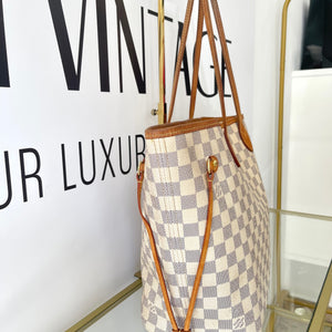 Borsa Neverfull MM  Damier Azur Louis Vuitton