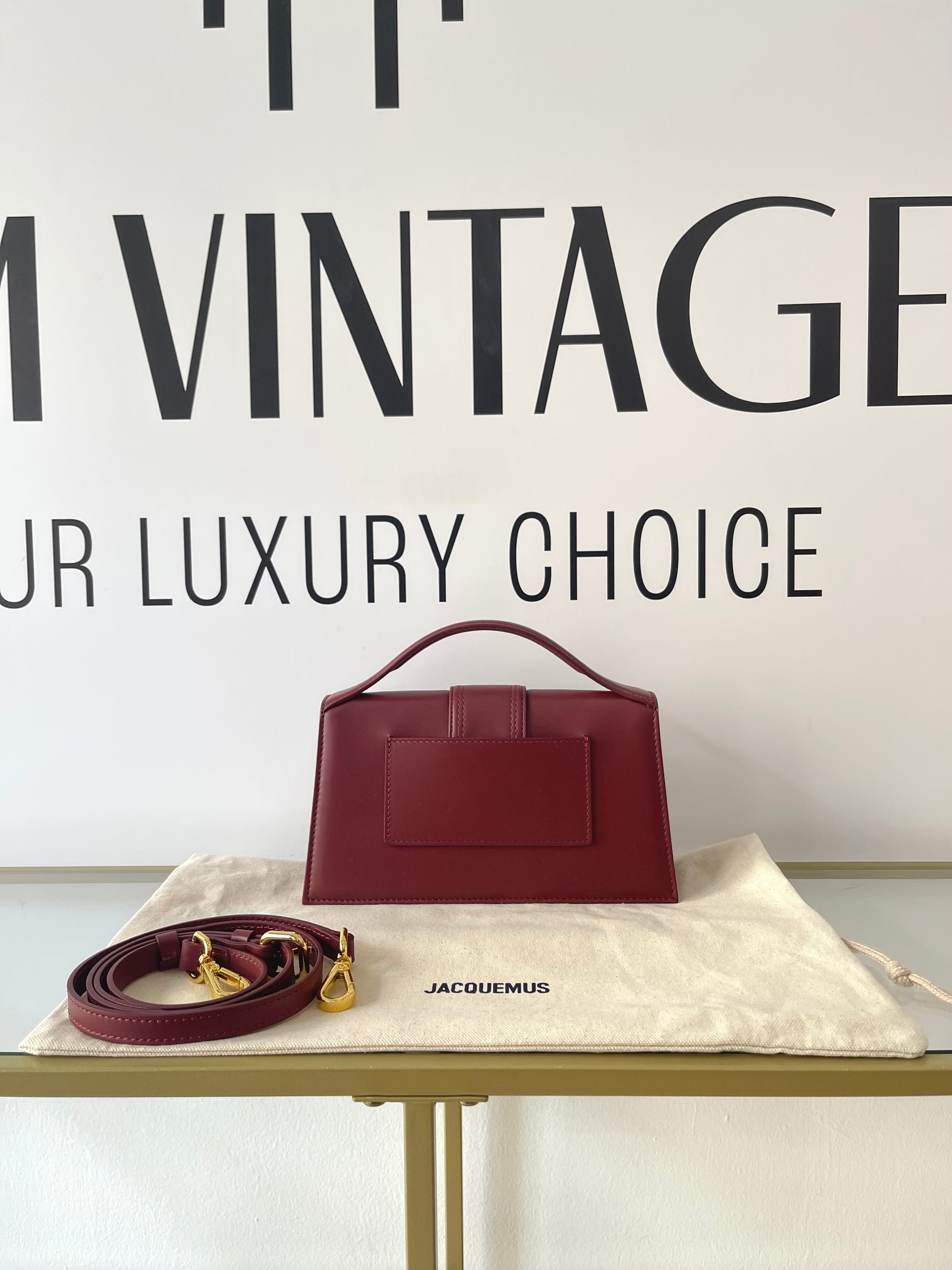 Borsa Le Grand Bambino Bordeaux Jacquemus