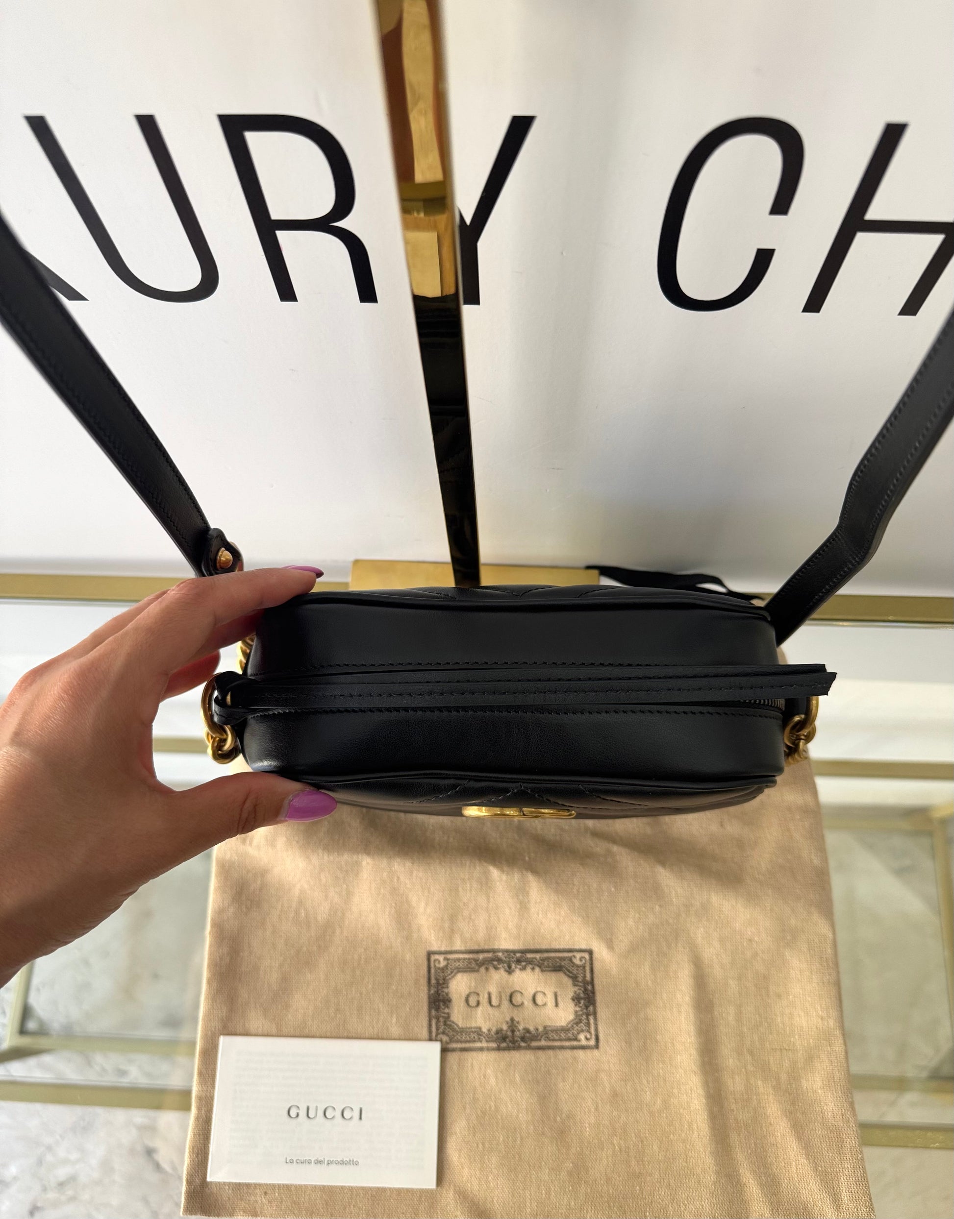 Borsa Mini Camera Bag GG Marmont Gucci