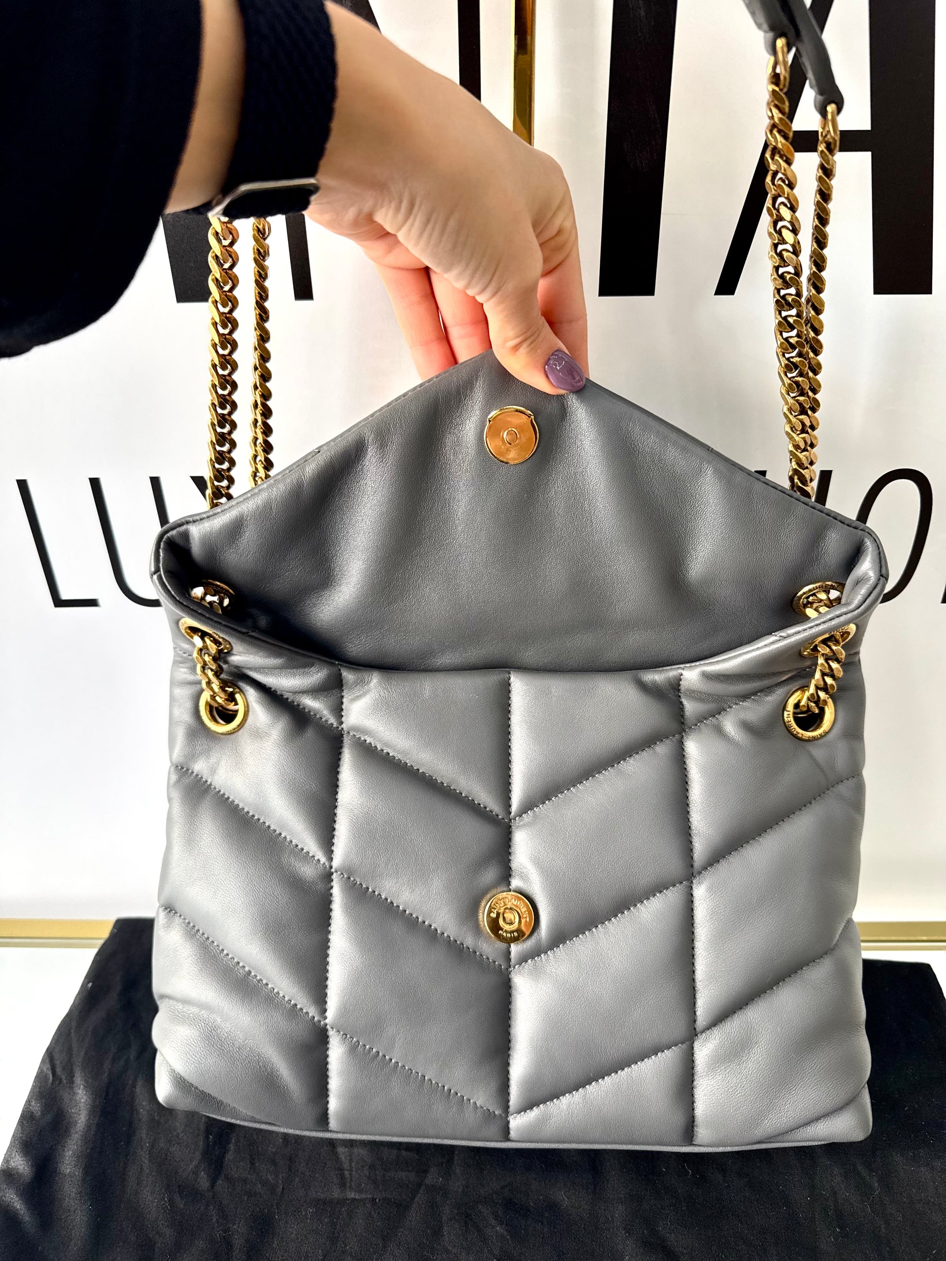 Borsa LouLou Puffer Saint Laurent