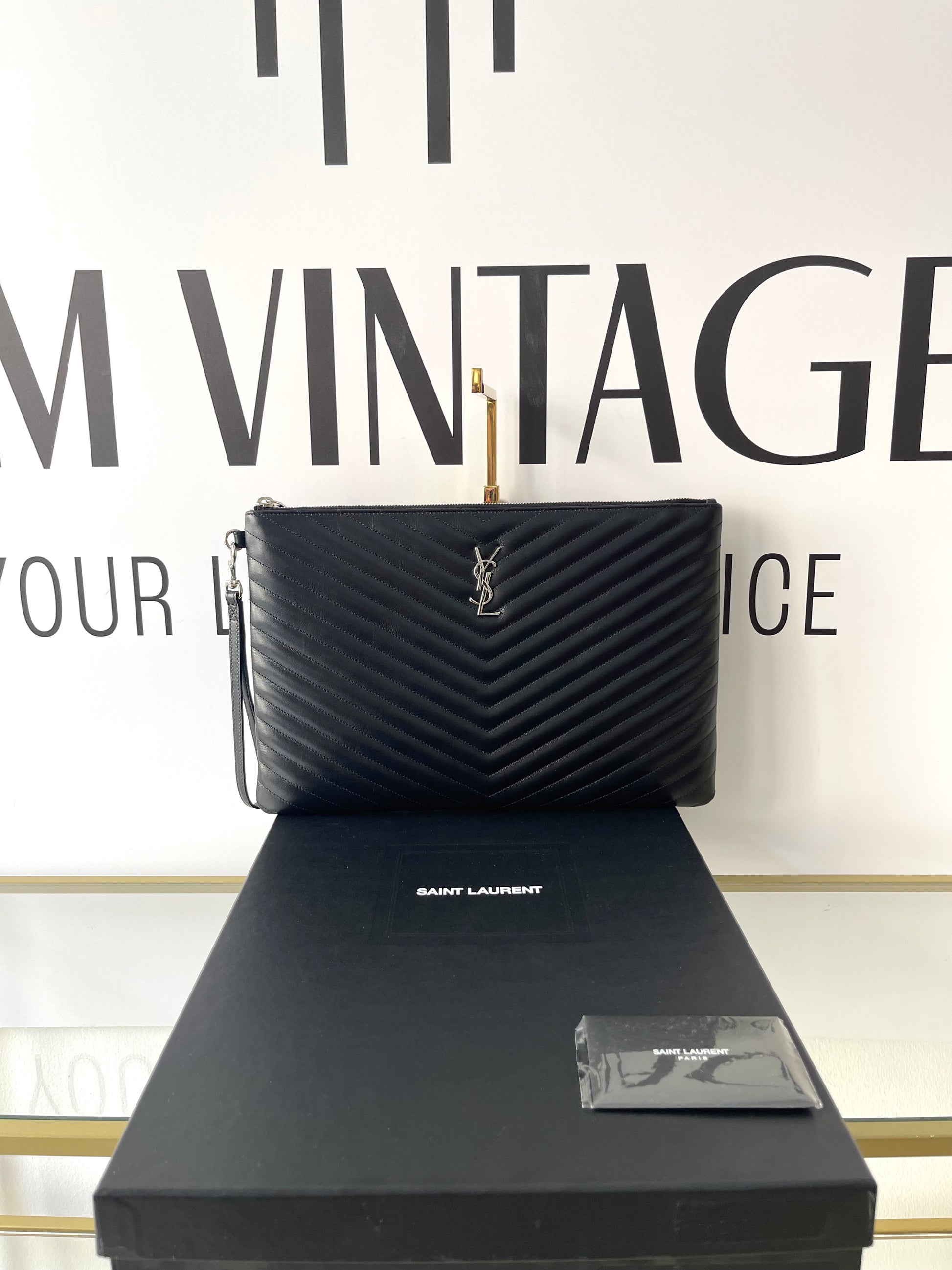 Pochette Cassandre Matelassé Saint Laurent