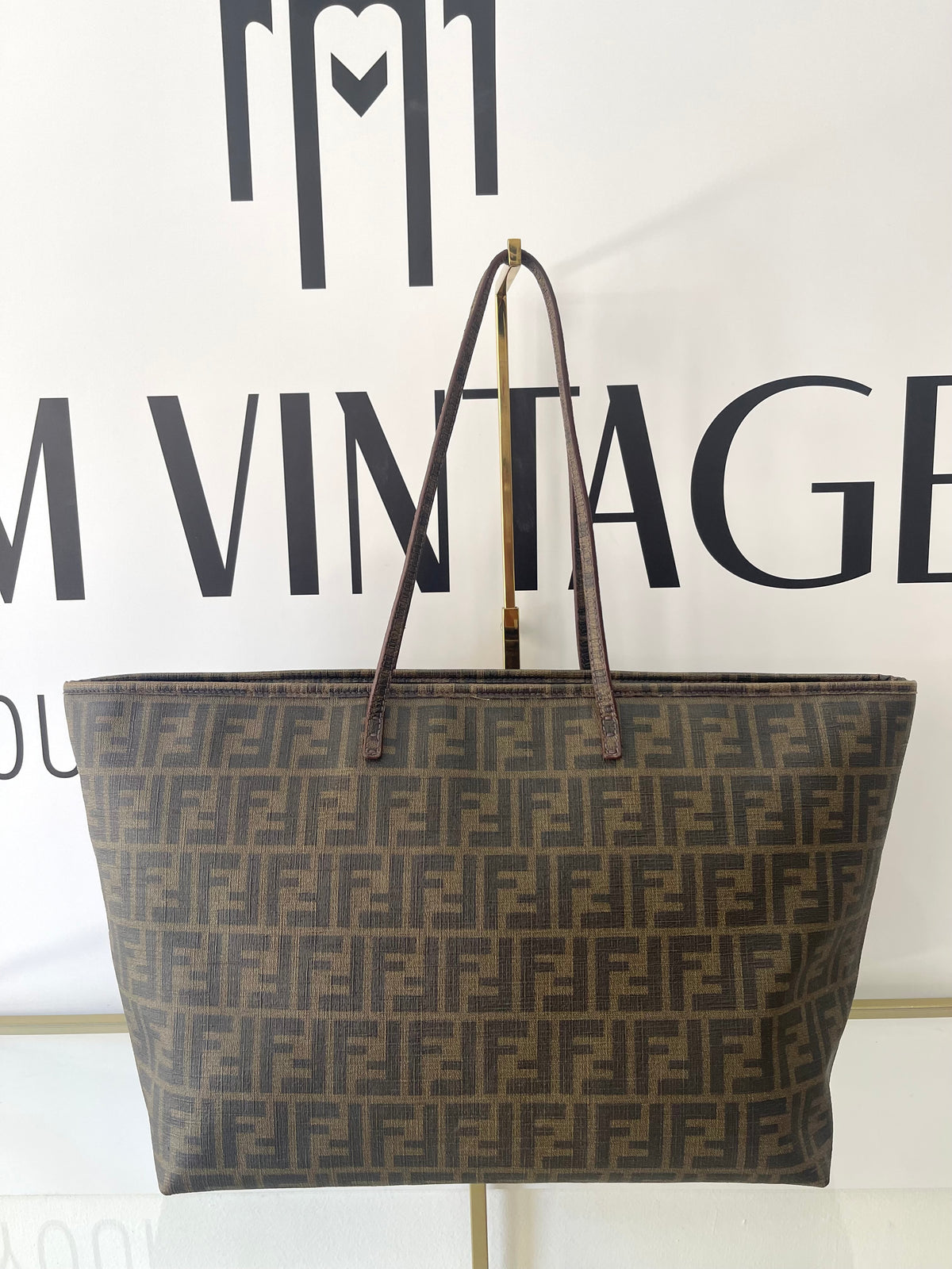 Borsa Shopping Roll FF Zucca Fendi