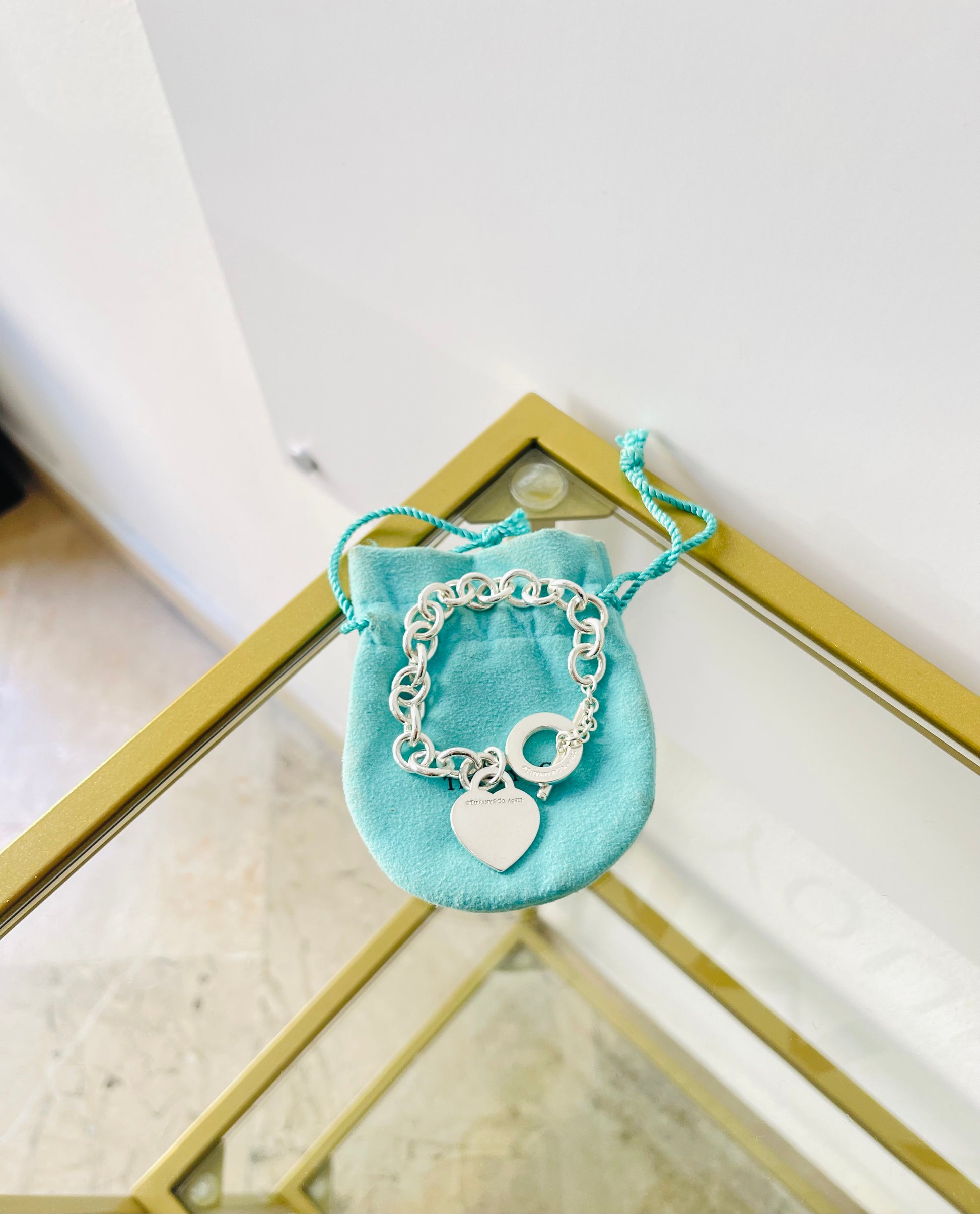 Bracciale a maglie cuore M Toggle Tiffany