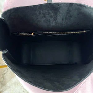 Le 5 à 7 large morbida in pelle martellata Saint Laurent