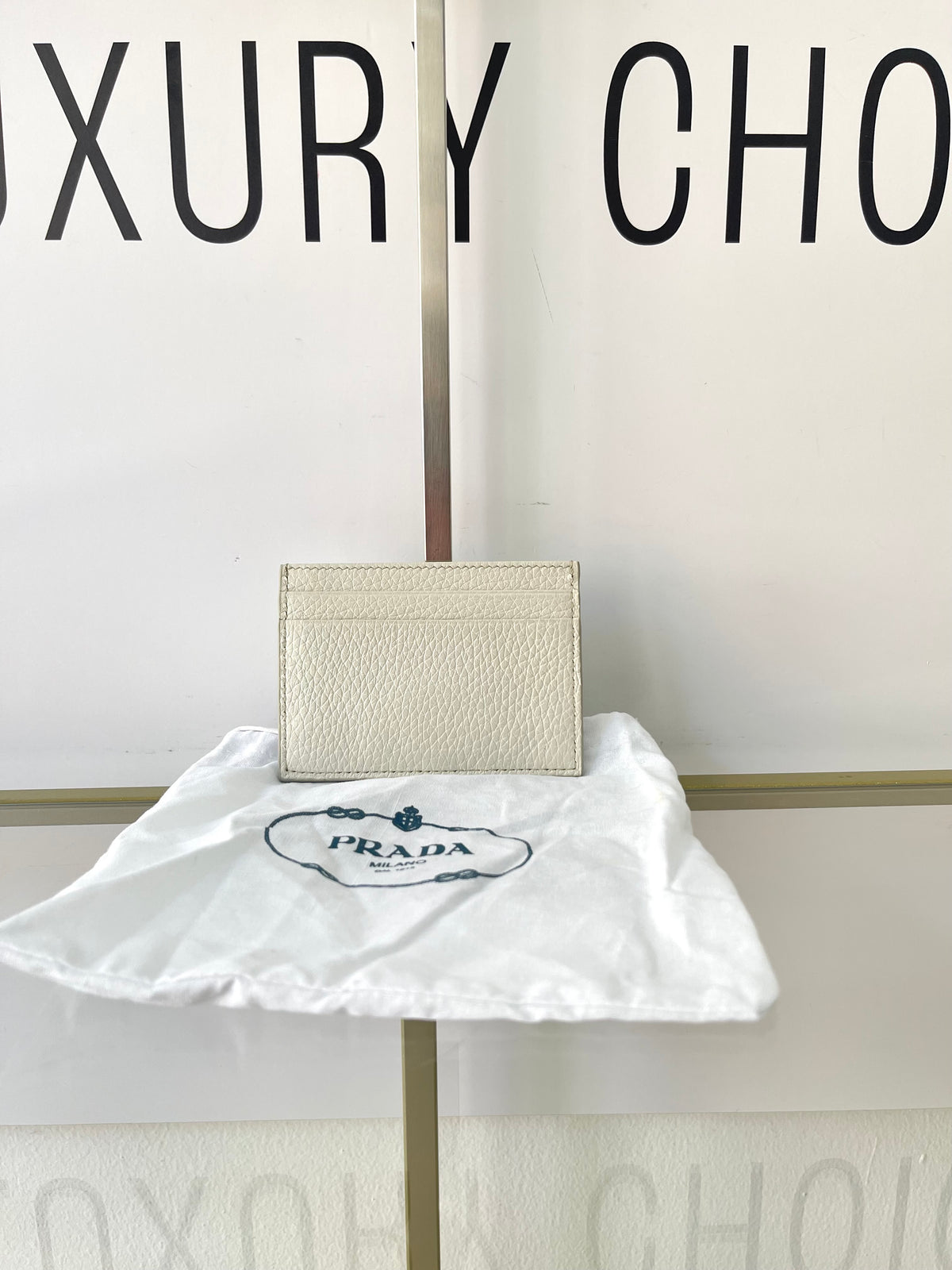 Portacarte in pelle Prada