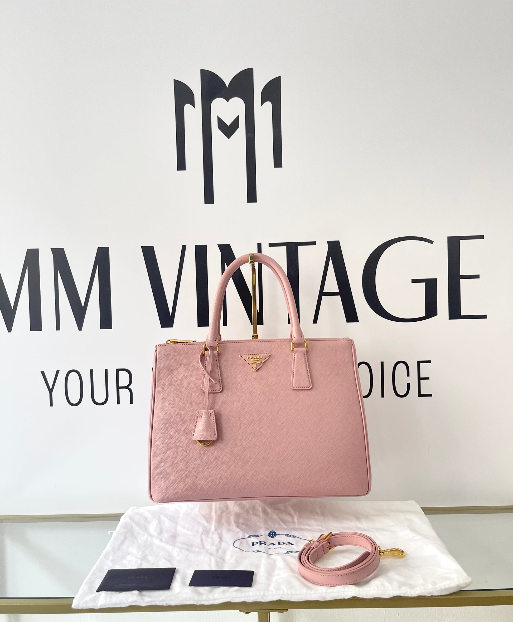 Borsa Galleria Large in Saffiano Prada