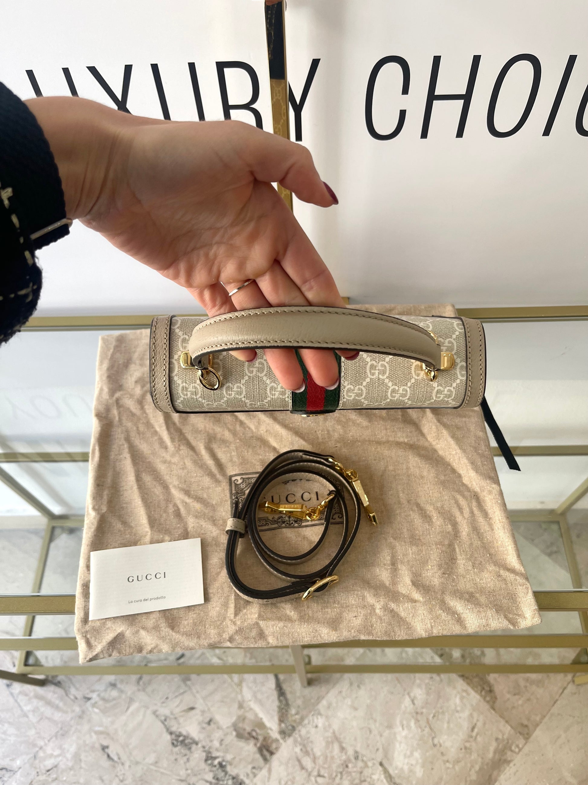 Borsa Ophidia GG Supreme Media Gucci