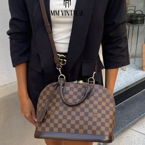 Borsa Alma PM Damier Ébène Louis Vuitton