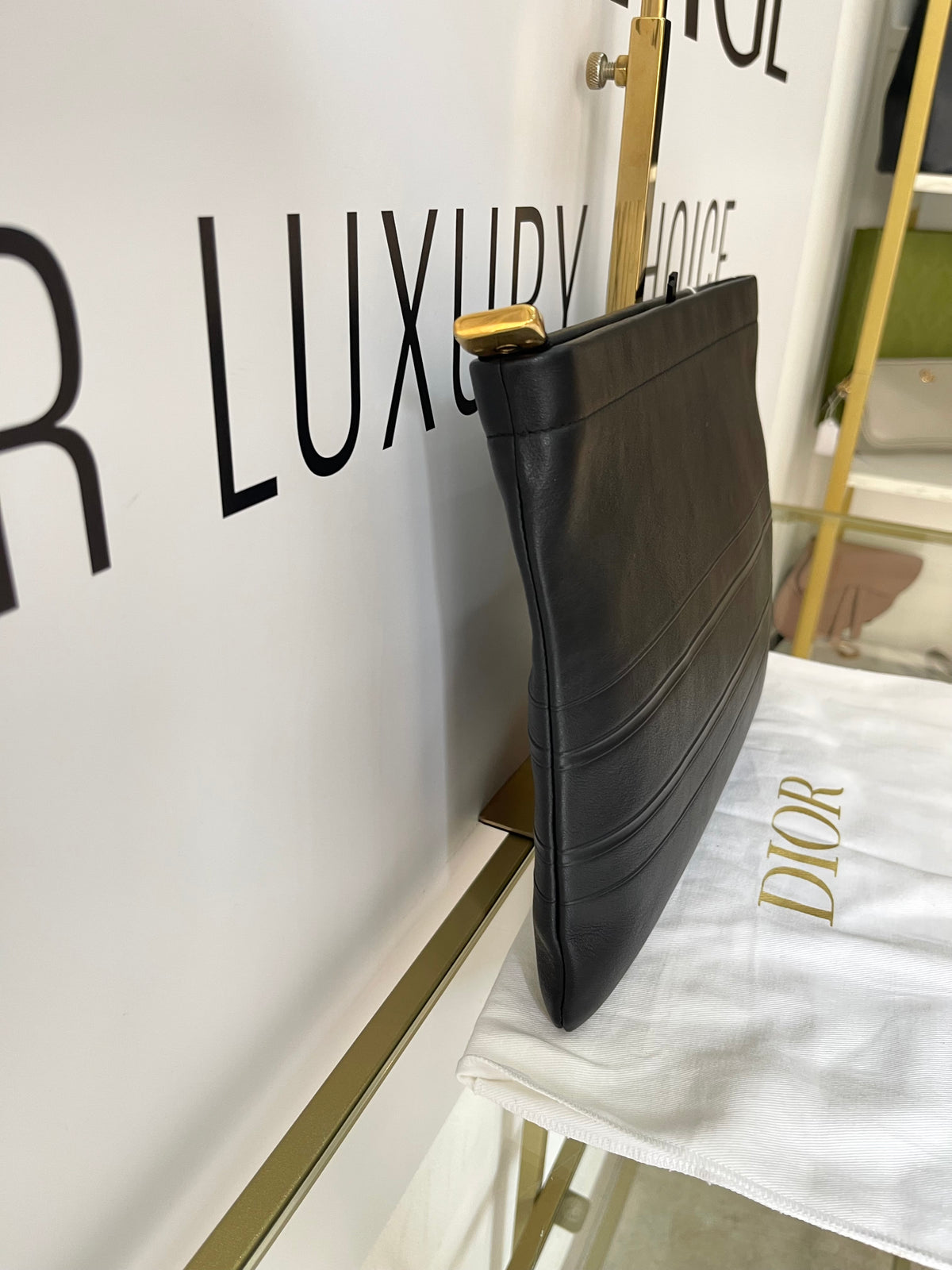 Pochette Stripe Pouch Christian Dior