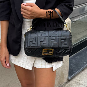 Borsa Baguette FF Fendi