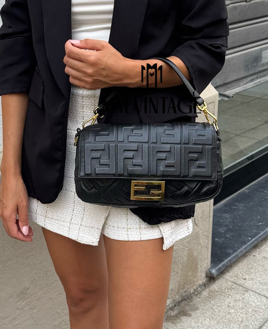 Borsa Baguette FF Fendi
