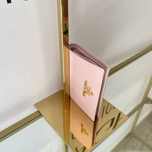 Portafoglio in Saffiano rosa Prada