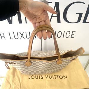 Borsa Neverfull MM Damier Azur Louis Vuitton