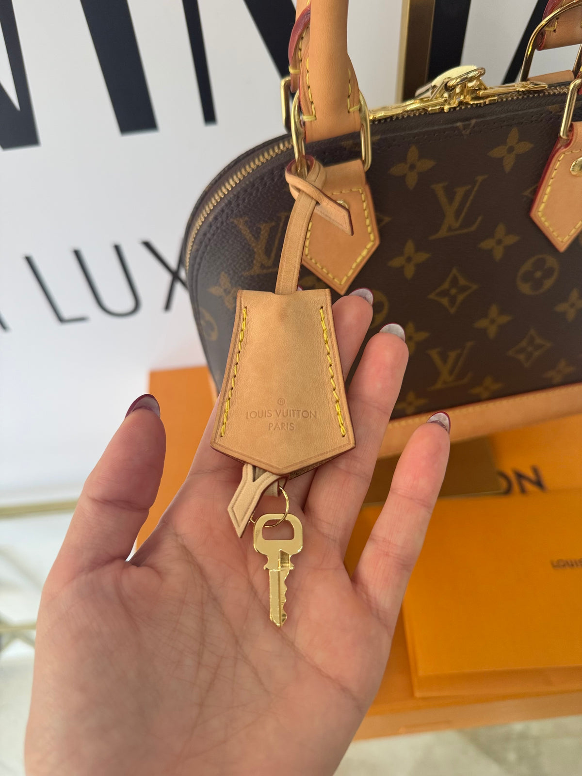 Borsa Alma BB Monogram Louis Vuitton