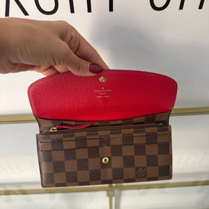 Portafoglio Emilie Damier Ebéne Louis Vuitton