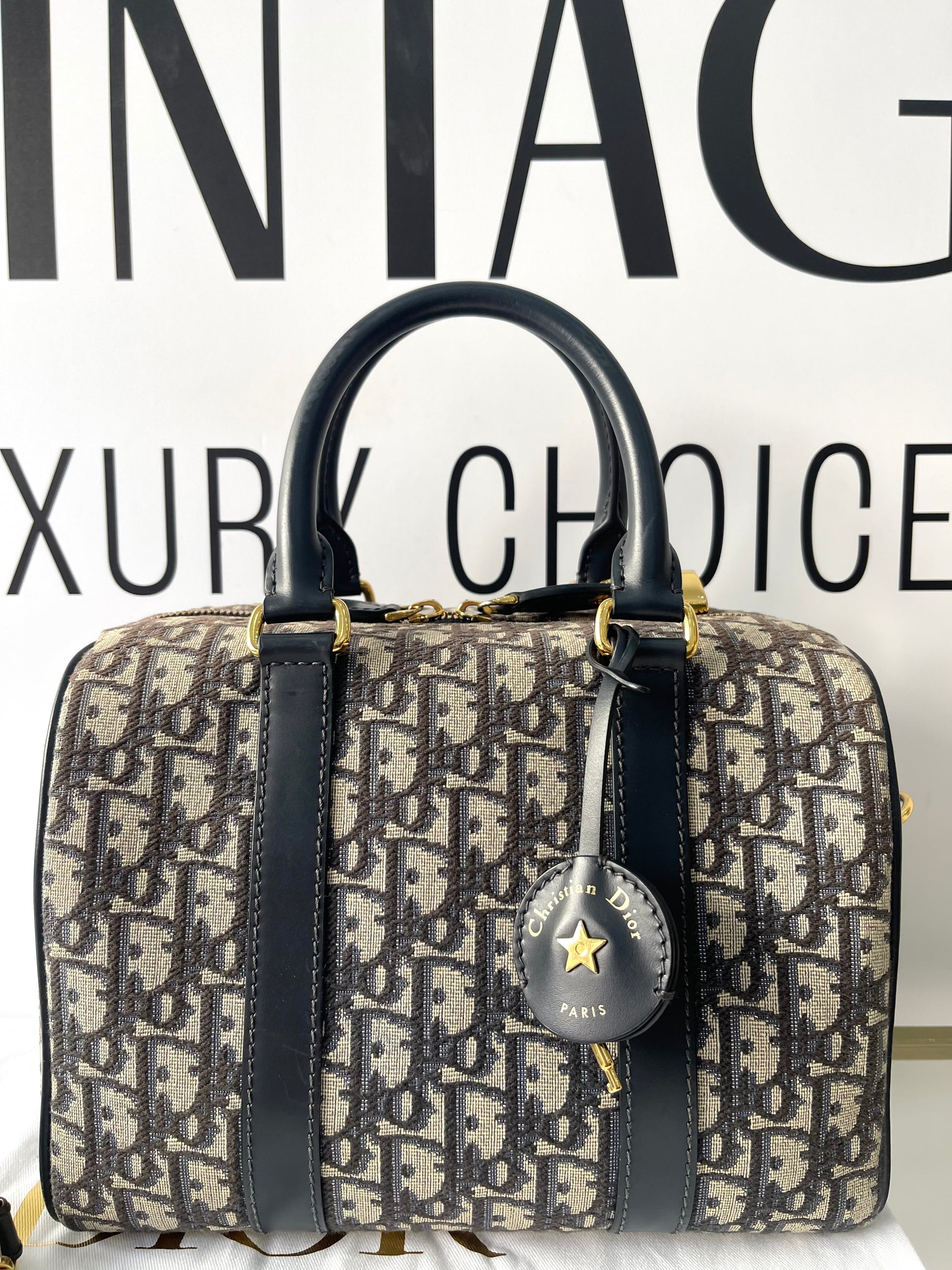 Borsa Dior Grove Jacquard Oblique Christian Dior