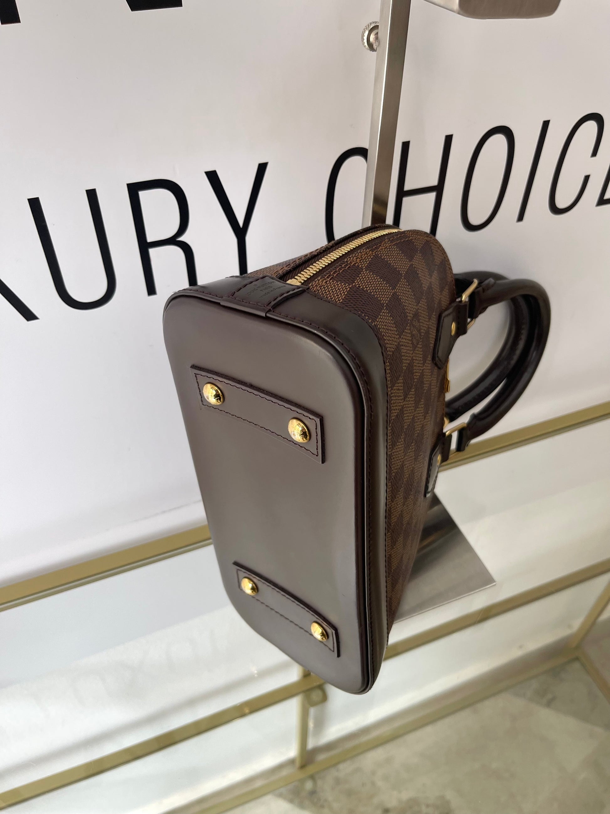 Borsa Alma BB Damier Ébène Louis Vuitton