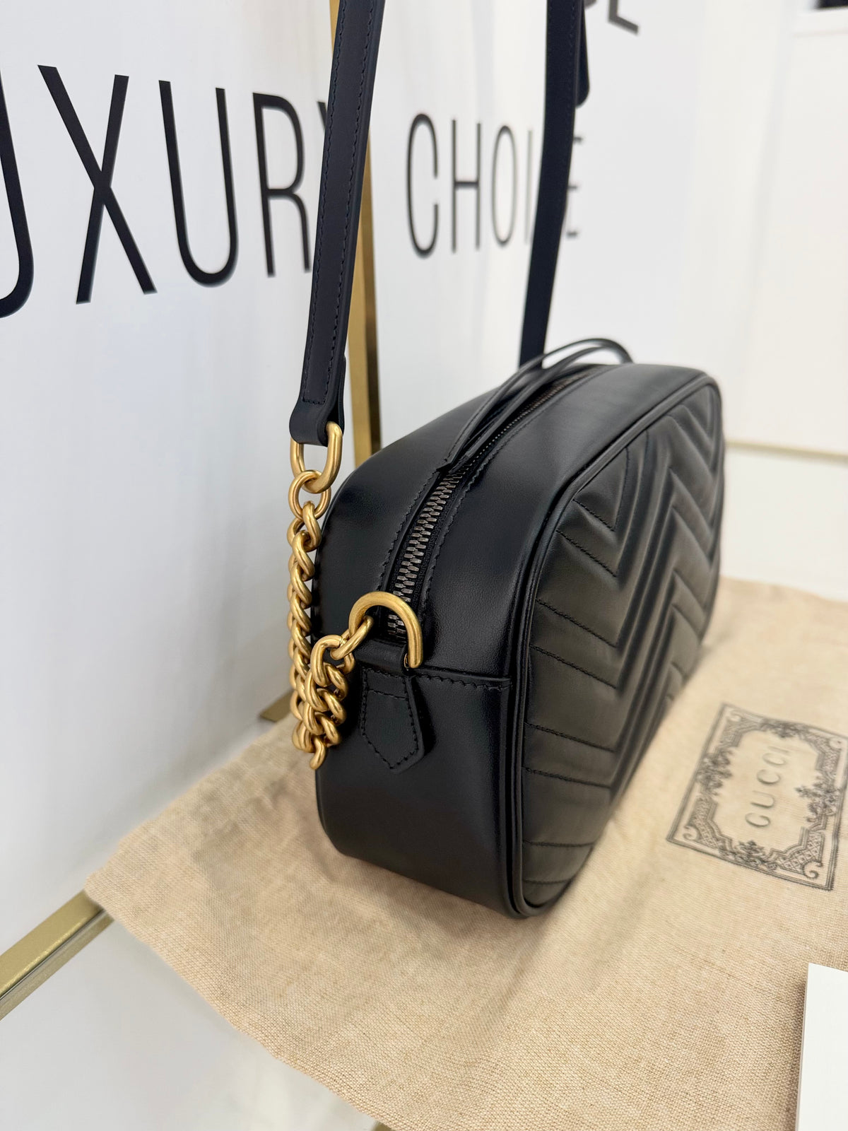 Borsa Camera Bag GG Marmont Matelassé Gucci