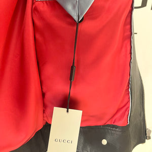 Giacca in pelle Gucci