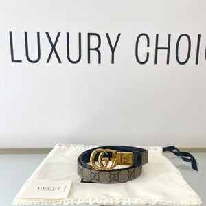 Cintura reversibile GG Marmont 2 cm Gucci