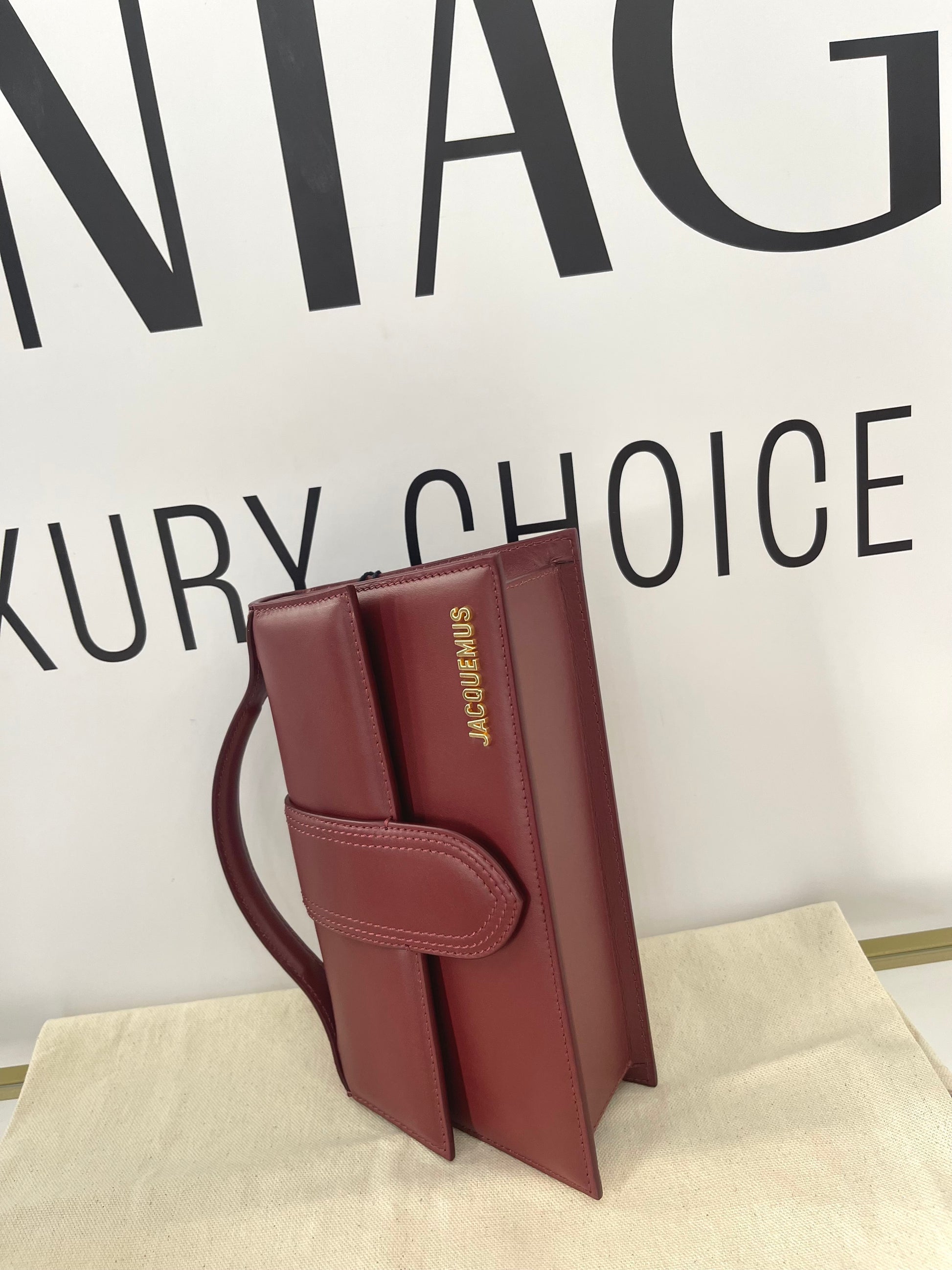 Borsa Le Grand Bambino Bordeaux Jacquemus