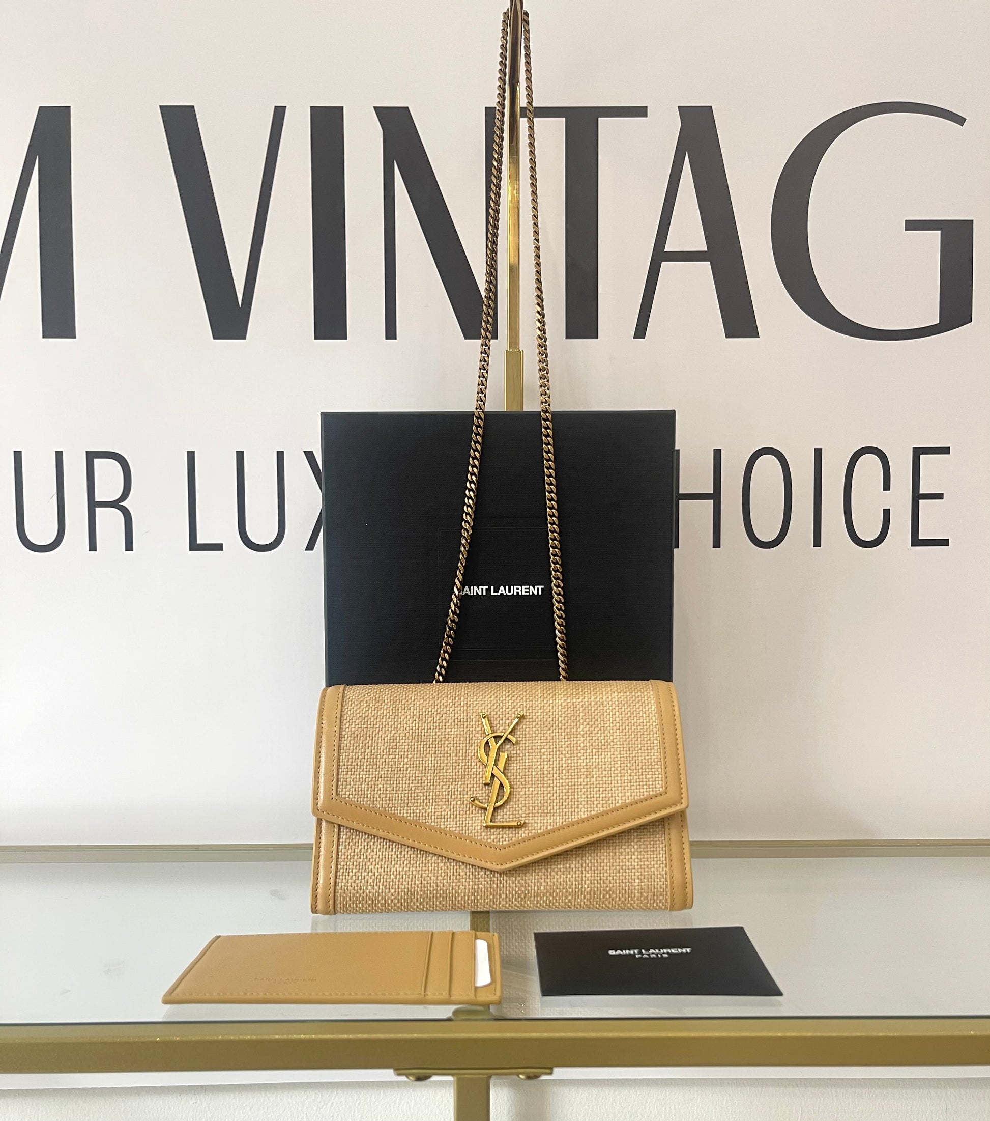 Wallet On Chain Uptown Saint Laurent