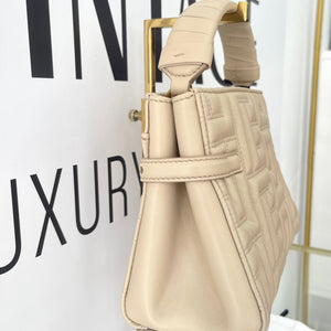 Borsa B-Buzz pelle trapuntata 22 Beige Balmain