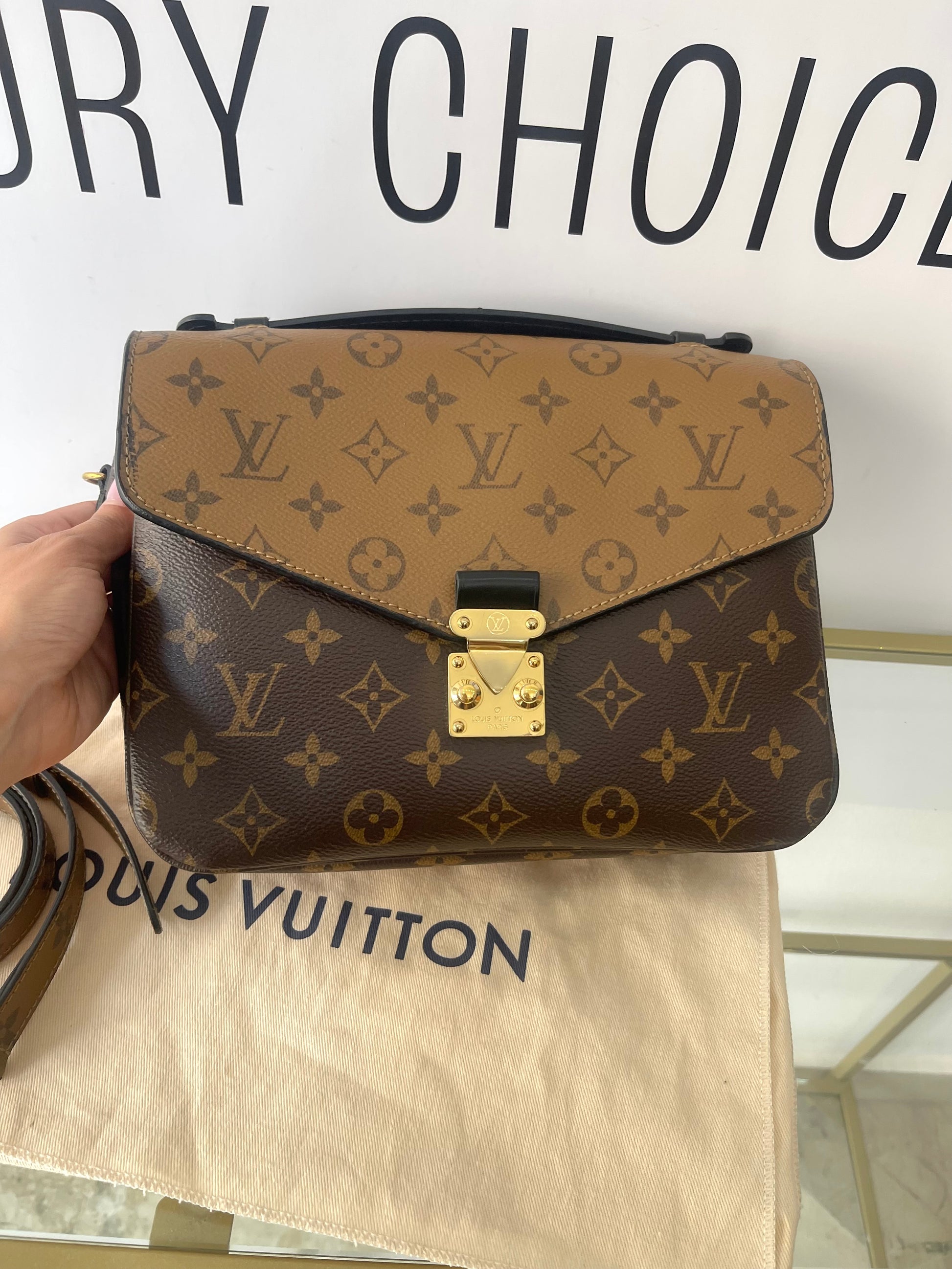 Borsa Métis Monogram Reverse Louis Vuitton