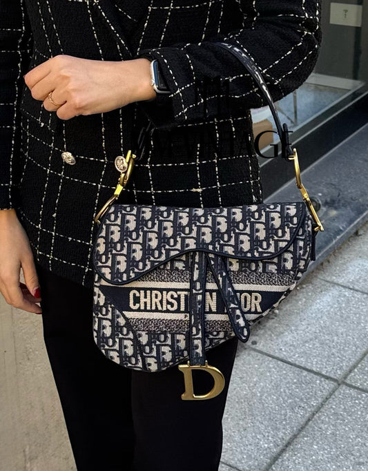 Borsa Saddle Dior Oblique Christian Dior