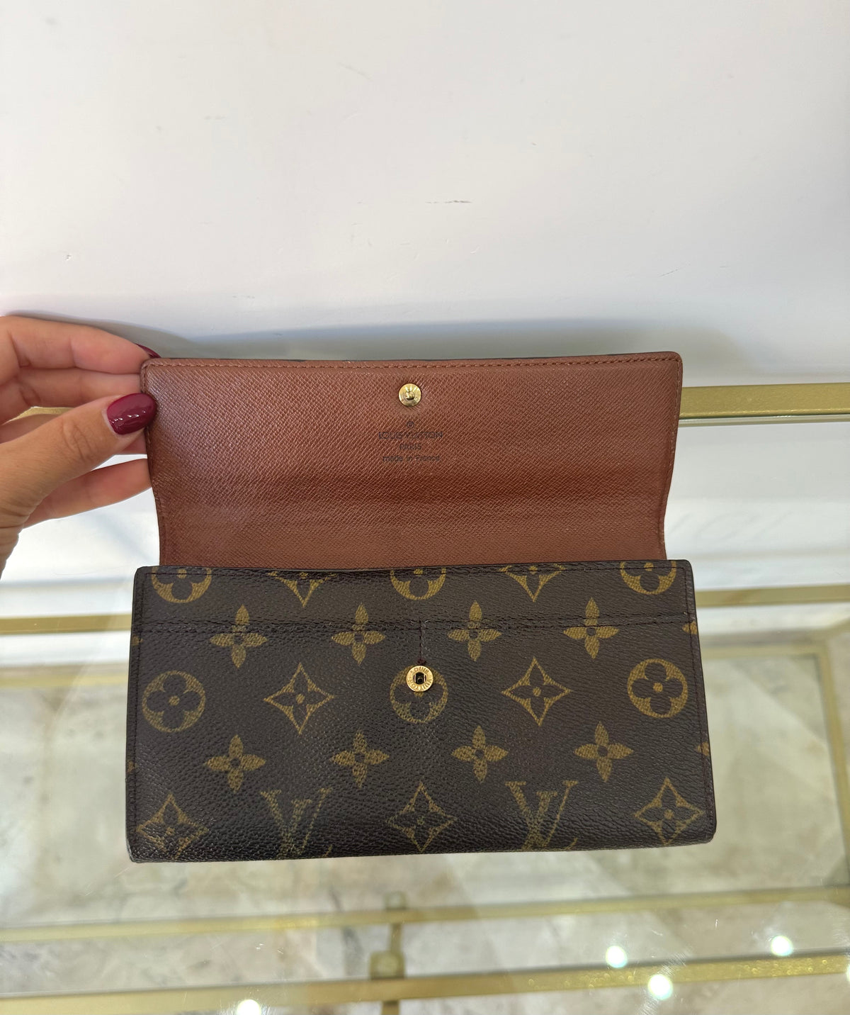 Portafoglio Sarah Monogram Louis Vuitton