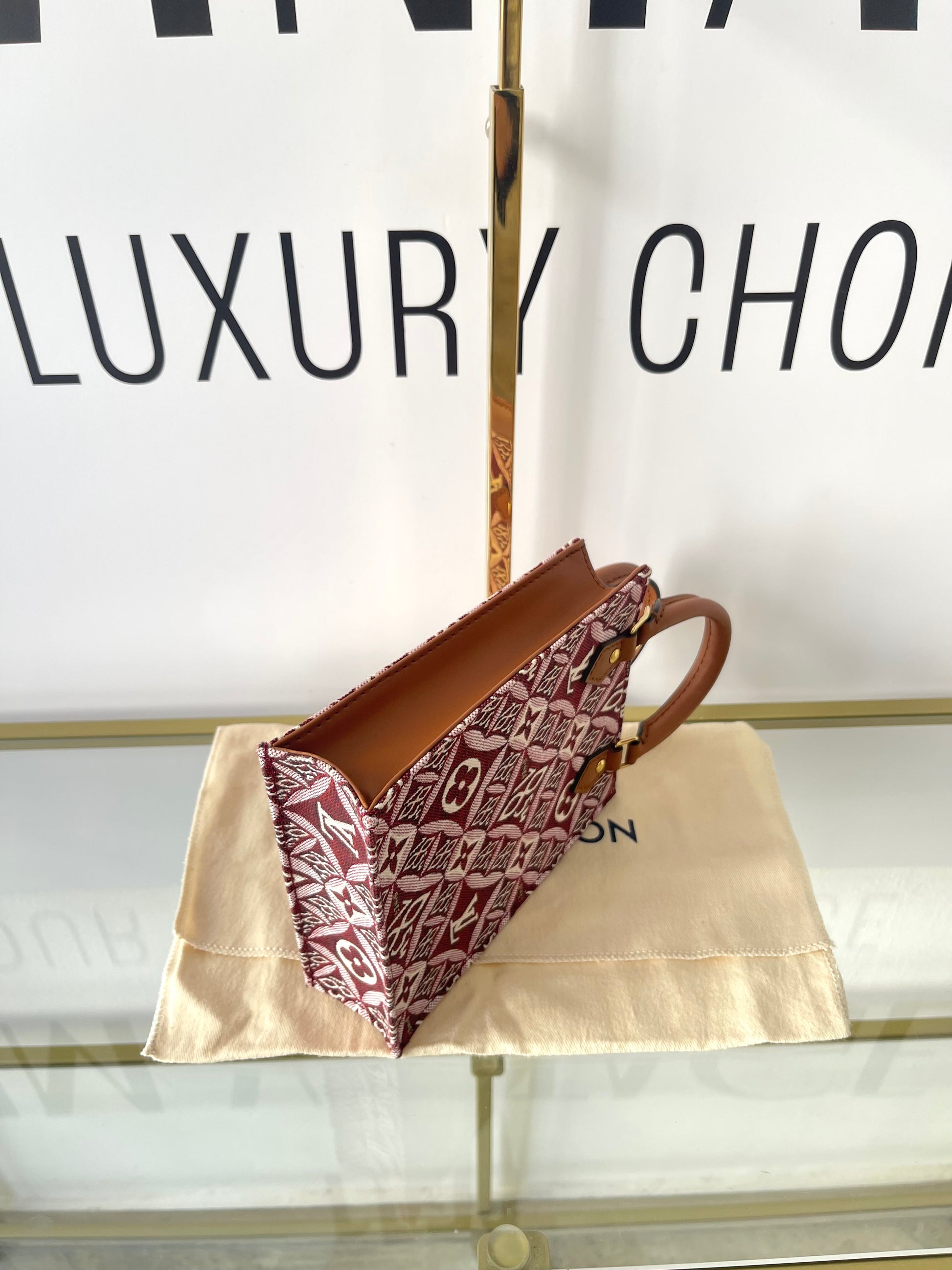 Borsa Petit Sac Plat Jacquard Since 1854 Louis Vuitton