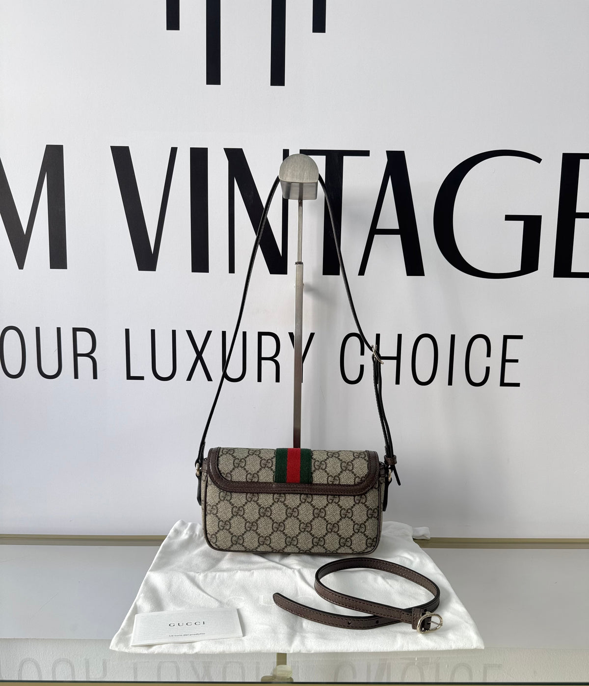 Borsa Ophidia GG Supreme hw oro Gucci