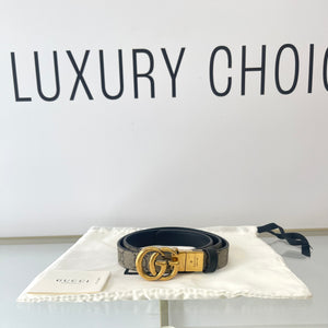 Cintura reversibile GG Marmont 2 cm Gucci