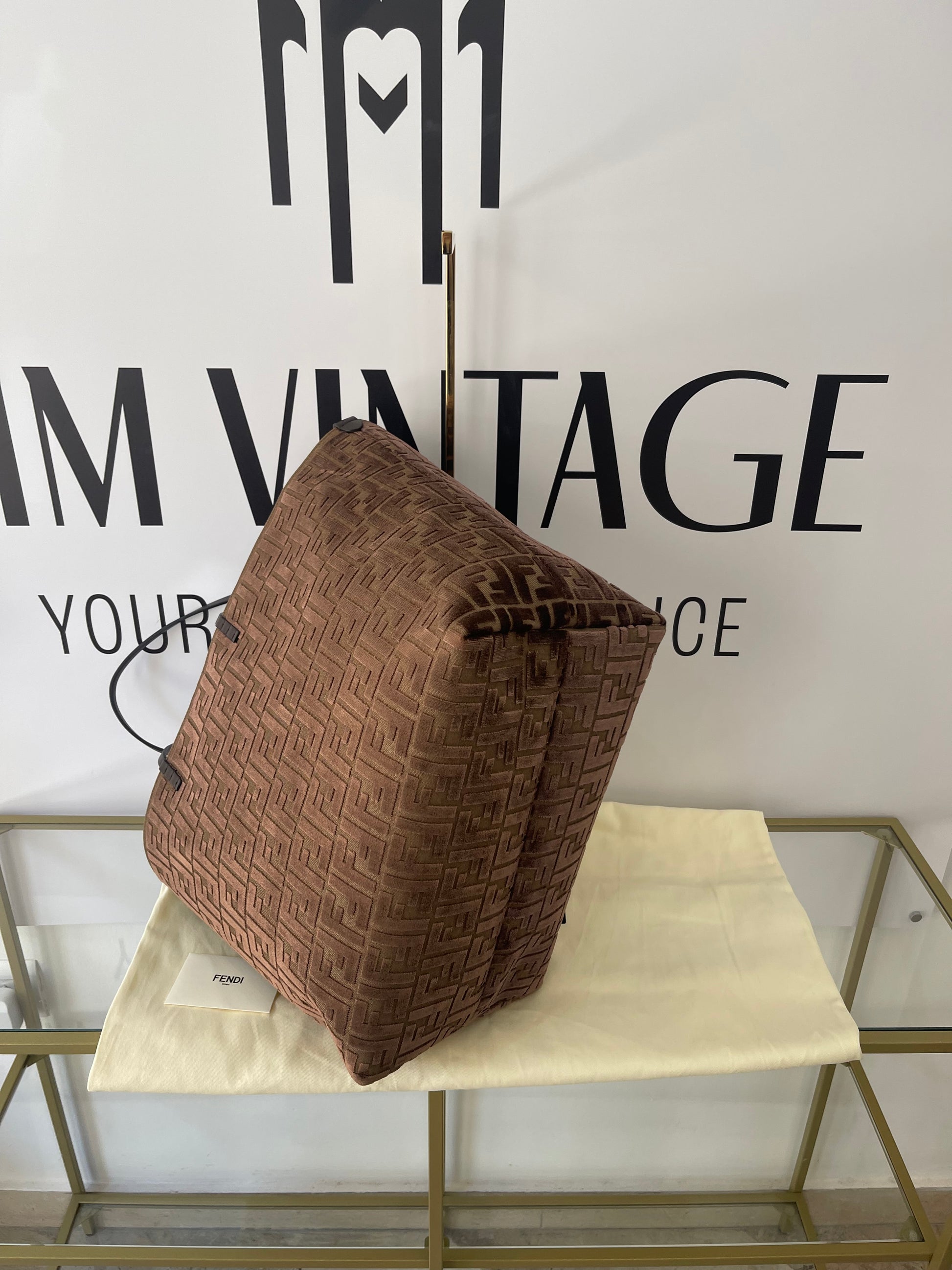 Borsa Zucca Roll reversibile Large Fendi