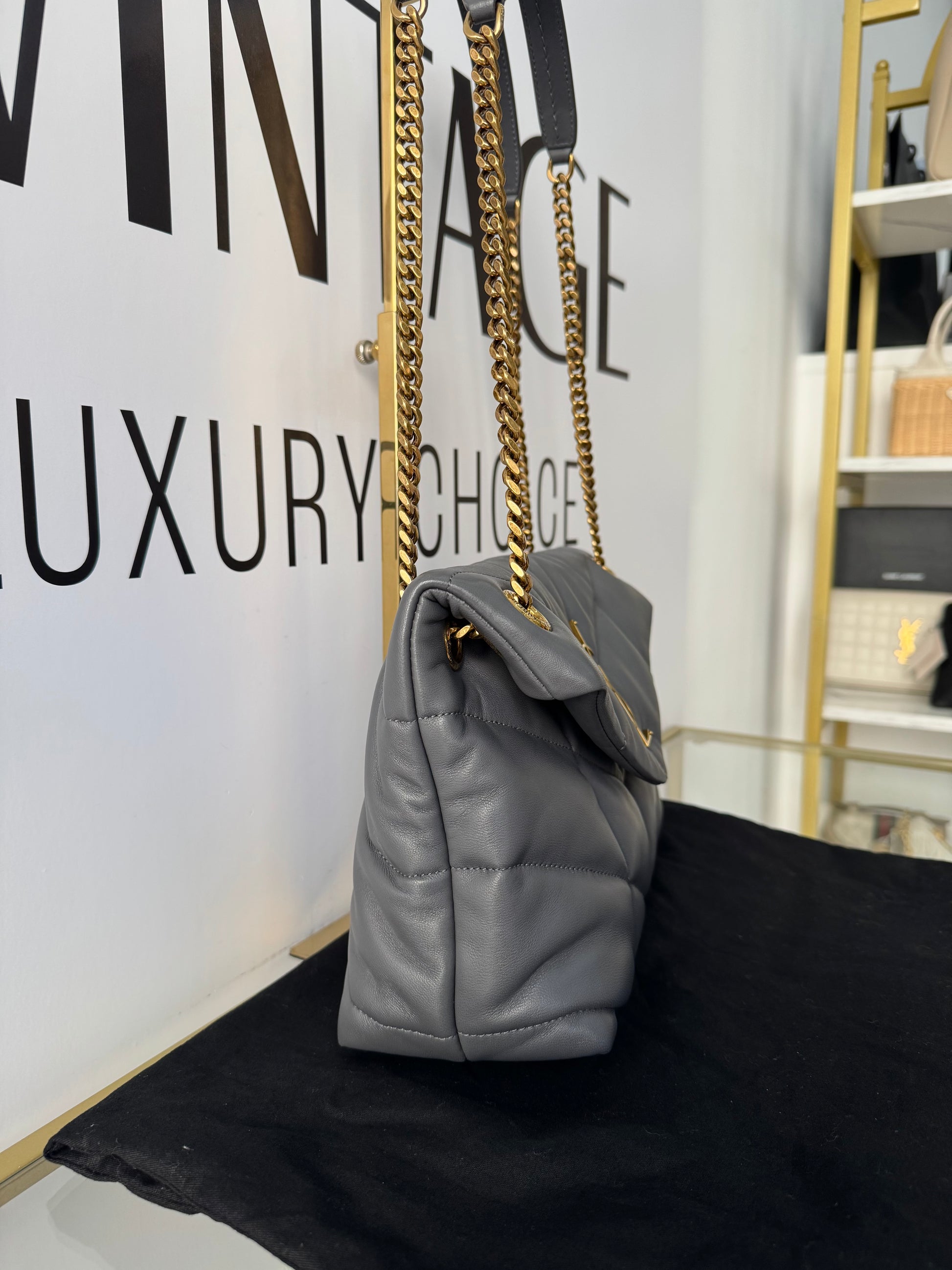 Borsa LouLou Puffer Saint Laurent