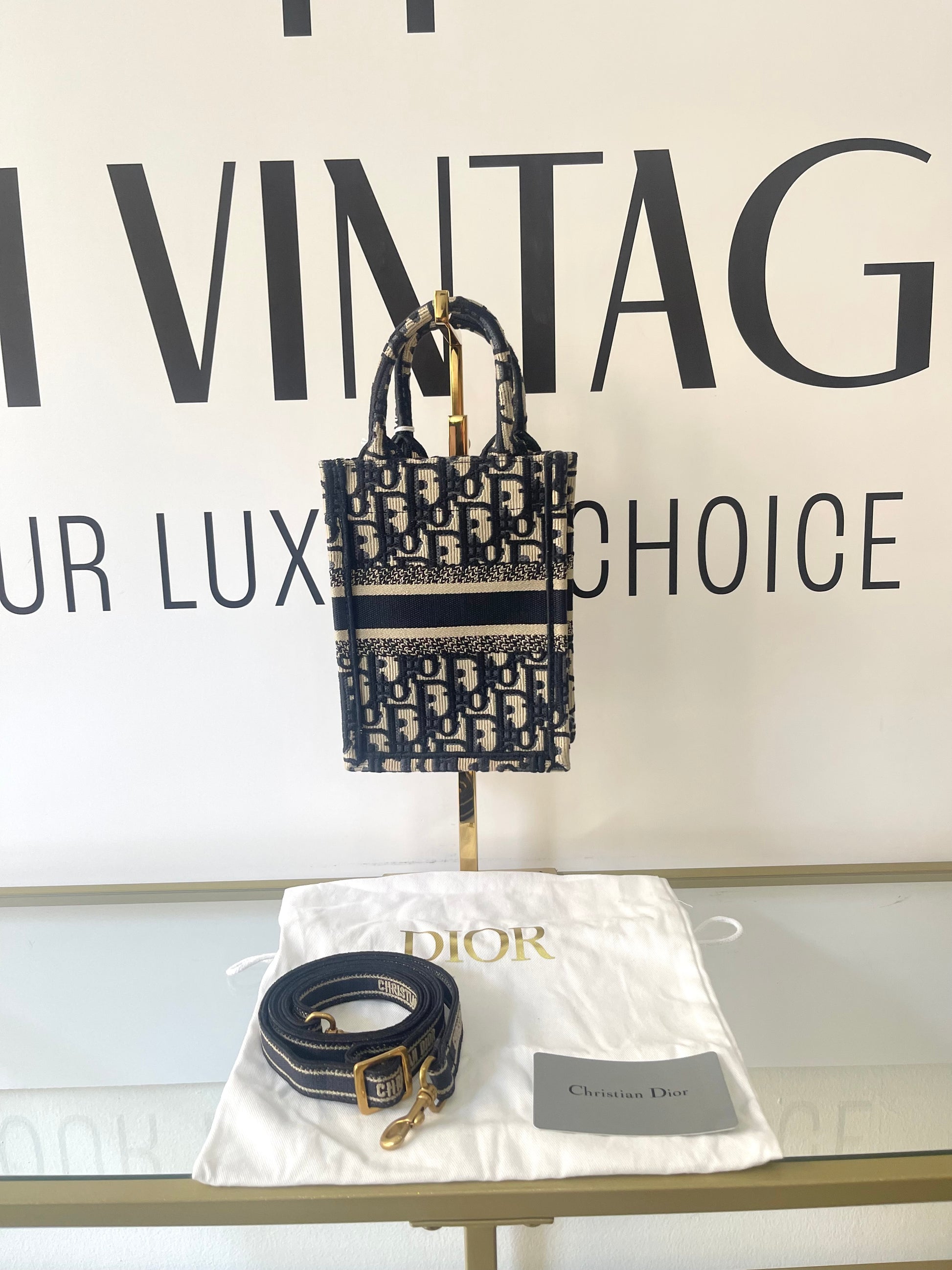 Borsa Dior Book Tote Mini Christian Dior