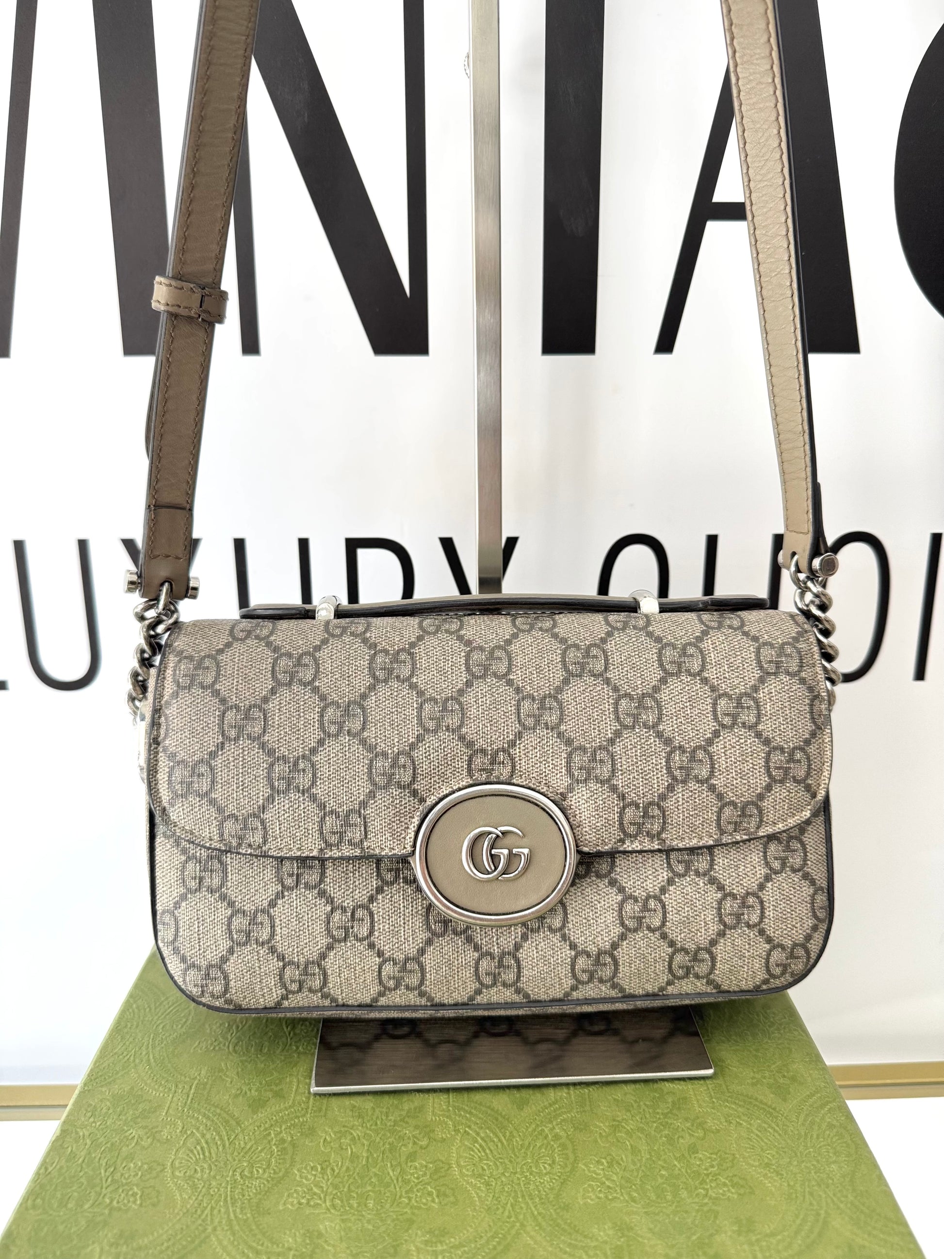 Borsa Petite GG Supreme Gucci
