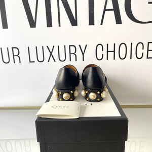 Mocassino GG con perle Gucci